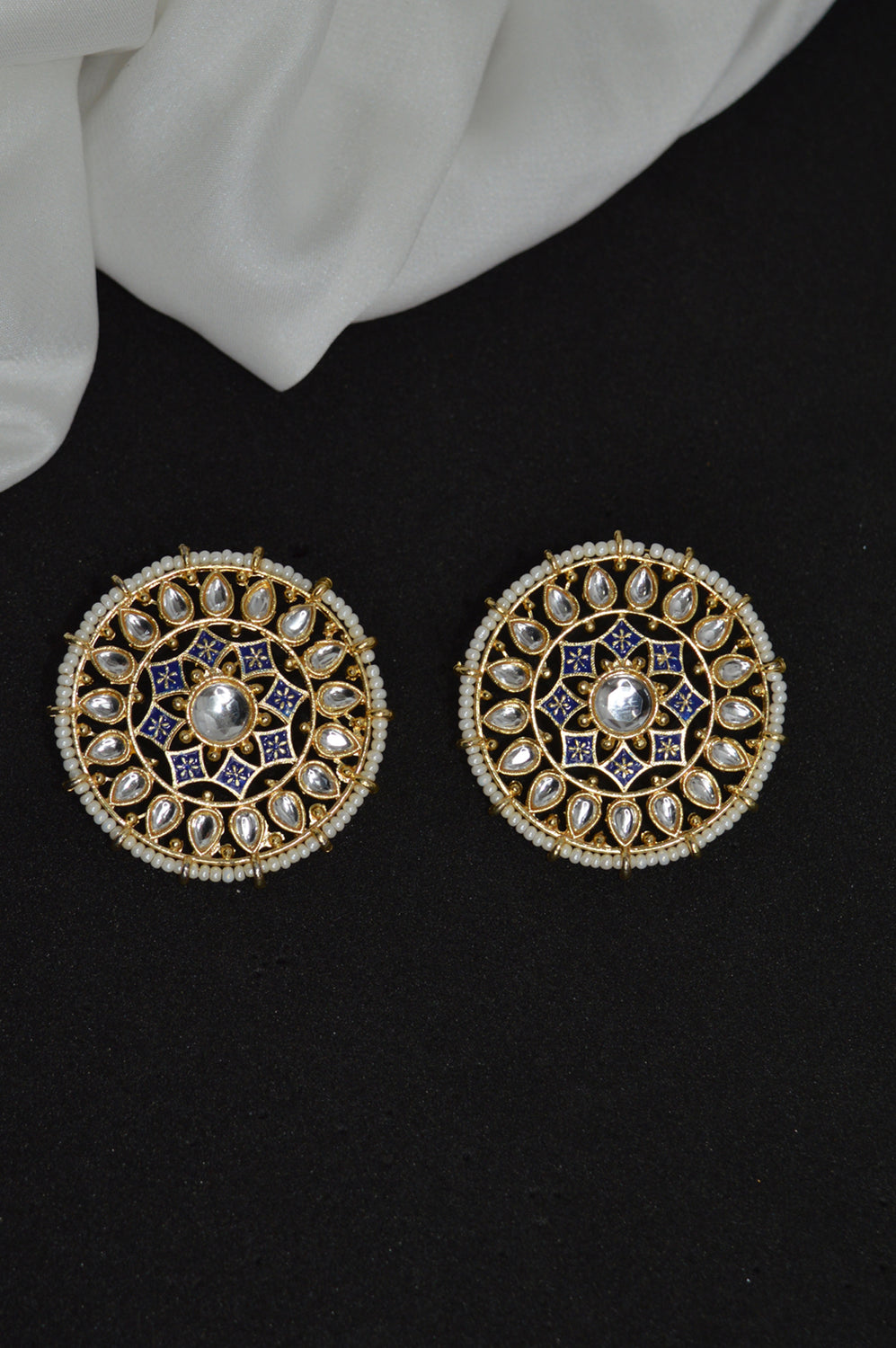 Wedding Jewelry - Swarovski Pearl and Cubic Zirconia Bridal Earrings |  ADORA by Simona